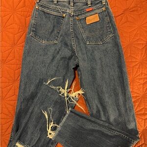 Wrangler Deep Blue Denim Jeans